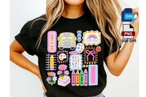 Kawaii Teacher PNG SVG Design: Graphics for T-Shirt Designs