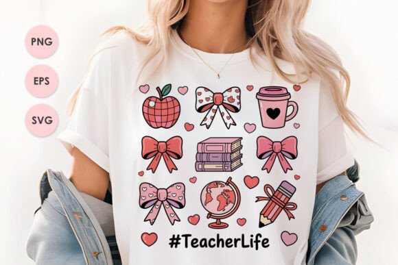 Teacher Life Design Graphics for T-Shirt Designs