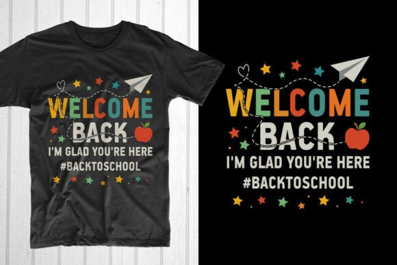 Welcome Back Graphics & T-Shirt Designs